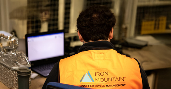 Iron Mountain Asset Lifecycle Management worker