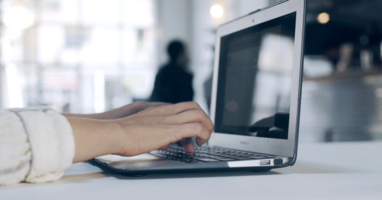 Typing on computer